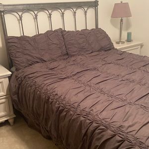 West Elm Duvet cover with 2 full size shams